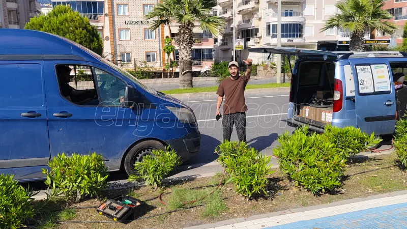 Yapılan işten bir kare